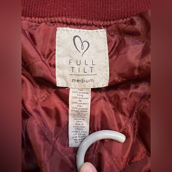 Full Tilt iridescent girls jacket size M - Picture 8 of 9